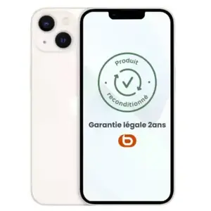 Smartphone APPLE iPhone 13 Lumière Stellaire 128Go pas cher