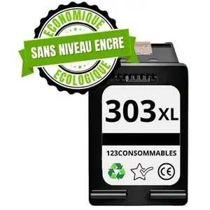 Comparateur de prix : 123CONSOMMABLES Cartouche compatible HP 303XL couleur - SANS NIVEAU ENCRE