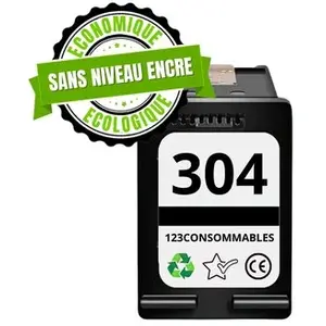 Comparateur de prix : 123CONSOMMABLES - 304 - Cartouches d'encre Remplacement pour HP Cartouche 304 No