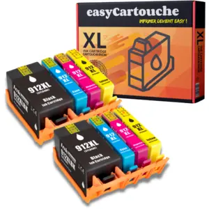 Pack 8 cartouches compatibles HP 912XL pas cher