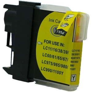 Cartouche compatible BROTHER LC980 jaune pas cher