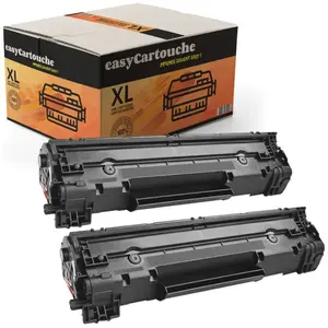 Comparateur de prix : 123CONSOMMABLES - Pack 2 Toners Compatible HP 85A Noir
