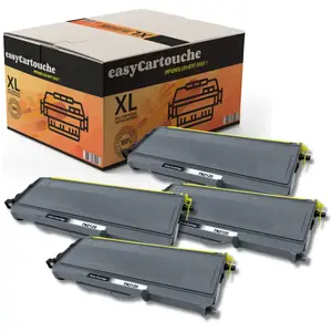 Comparateur de prix : 123CONSOMMABLES - Pack de 4 Toners Compatible Brother TN2120 XL Noir