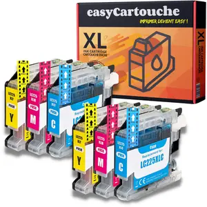 Pack 6 cartouches compatibles BROTHER LC225XL pas cher