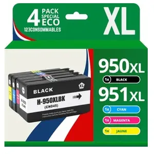 Comparateur de prix : 123CONSOMMABLES - 950XL 951XL - Cartouches d'encre compatible avec HP 950XL 951X