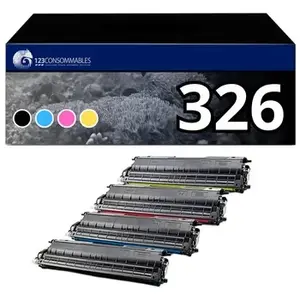 Comparateur de prix : 123CONSOMMABLES - Pack 4 Toners Compatible Brother TN-326