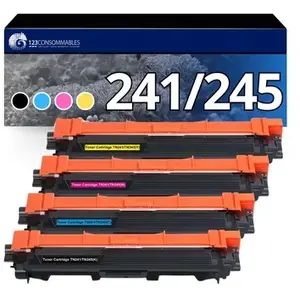 Comparateur de prix : 123CONSOMMABLES - Pack 4 Toners Compatible Brother TN-241/TN-245 XL
