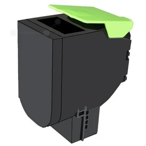 Toner compatible LEXMARK CX410/CX510 (802HY) jaune pas cher