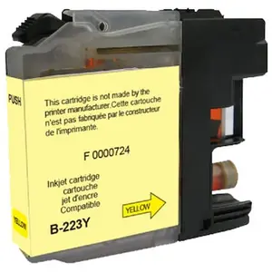 Comparateur de prix : Cartouche compatible Brother LC223Y (Jaune)