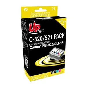 Pack Uprint PGI520/CLI521 5 Cartouches