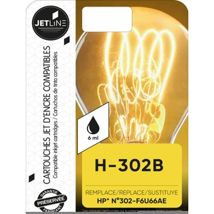 Cartouche d'encre compatible noir 302 JETLINE pas cher