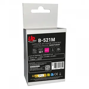 UPrint cartouche B-521M compatible Brother LC521 (Magenta)