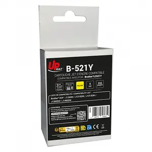 Comparateur de prix : UPrint cartouche B-521Y compatible Brother LC521 (Jaune)