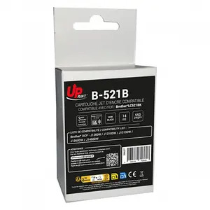 UPrint cartouche B-521B compatible Brother LC521 (Noir) pas cher