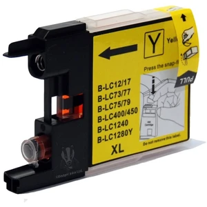 Cartouche compatible BROTHER LC-1280/LC-1240 jaune pas cher