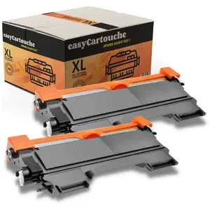 Comparateur de prix : 123Consommables PackToner compatible avec BROTHER TN-2010 XL, 2 toners noir - Neuf