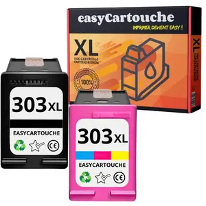 Pack UPrint Compatible HP 303 XL - Noir Et Couleur (2 Cartouches)