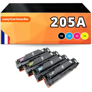 Comparateur de prix : 123CONSOMMABLES - Pack 4 Toners Compatible HP 205A