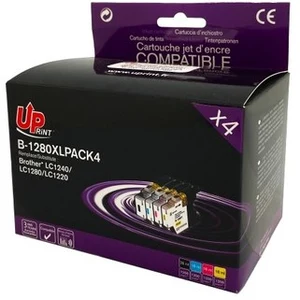 Pack UPRINT compatible BROTHER LC-1280 4 cartouches