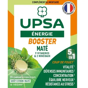 Comparateur de prix : UPSA Booster 5 en 1 20 comprimés