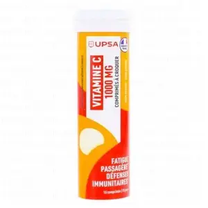 Comparateur de prix : UPSA Vitamince C 1000MG Fatigue & immunité - 15 Comprimés à croquer