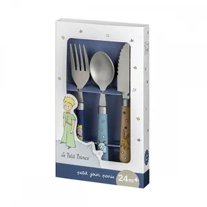 Set de 3 couverts d'apprentissage Le Petit Prince pas cher