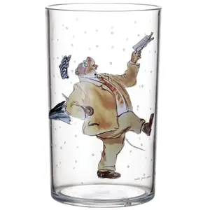 VERRE EN TRITAN ROSE ERNEST ET CÉLESTINEVendu paraubert