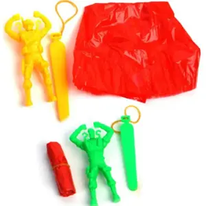 BG FIGURINE PARACHUTISTE 9CM FLUO pas cher
