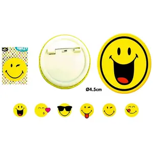 RueDeLaFete Broche SmileyVendu parruedelafete