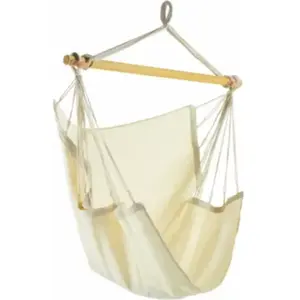 Jobek Chaise hamac trankil écru pas cher