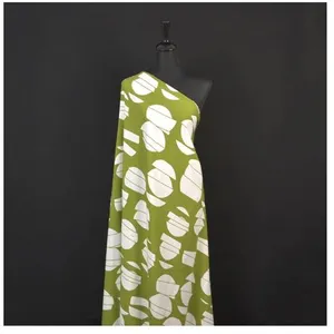 sperenza Tissu coton viscose imprimé de formes géométriques vendu au mètre(...)... pas cher