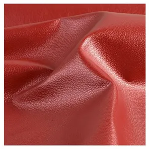 sperenza Coupon simili cuir uni métallisé 140x50 cm(...) - Rouge (77) pas cher