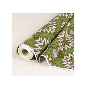 Tissu wax double face imprimé motifs géométriques vendu au mètre - wax...