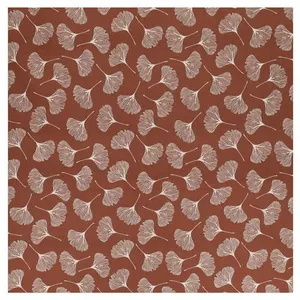 Tissu coton fleurs de pissanlit vendu au mètre(...) - 9470 Rouge
