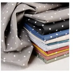 GENERIQUE Tissu coton imprimé pois blancs vendu au mètre(...) - poisrouge pas cher