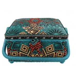 Boîte à couture motif Géométrie - 20x20x11cm - Collection Les merveill...