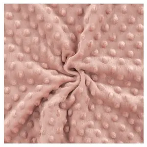 GENERIQUE Coupon tissu MINKY 50 cm x 140 cm(...) - 045 Vieux rose