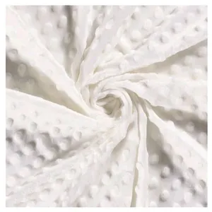 GENERIQUE Coupon tissu MINKY 50 cm x 140 cm(...) - 0 Ecru
