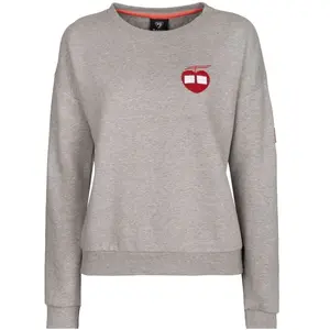 Degré7 Sweat Shirt Degre 7 Roses Heather Grey Femme gris 40
