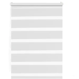 Comparateur de prix : MADECOSTORE Store Jour Nuit sans percer Chain. coordonnée - 122 x 190cm-Blanc