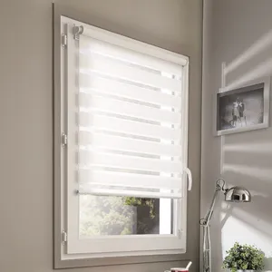 MADECOSTORE MADECO Store jour et nuit BASIC sans perçage - Blanc - L 42 x H 160 cm pas cher