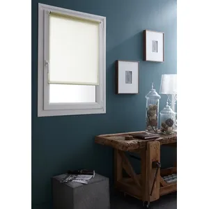 MADECOSTORE Store Enrouleur Tamisant Uni Sans percer - 37 x 170cm-Beige pas cher