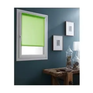 MADECOSTORE Store Enrouleur Tamisant Uni Sans percer - 67 x 190cm-Vert fougère pas cher