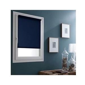 MADECOSTORE Store enrouleur occultant sans percer - Bleu foncé - L46 x H170cm pas cher