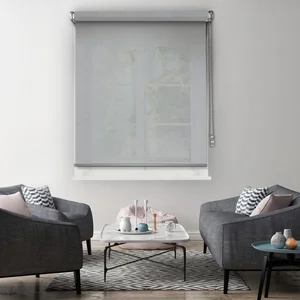 MADECOSTORE Store enrouleur tamisant h250cm - gamme Must - Gris roche - L74 x H250cm pas cher