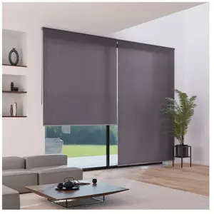 MADECOSTORE Store enrouleur tamisant h250cm - gamme Must - Marron - L184 x H250cm pas cher