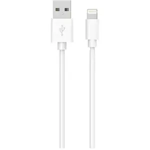 Comparateur de prix : Bigben Connected WOW Câble USB A/Lightning 1m - 2.4A Blanc