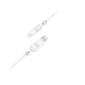 Just Green - Câble Lightning - USB mâle pour Lightning mâle - 1.2 m - blanc