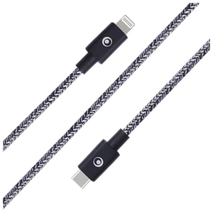 BigBen Connected Câble Tissé USB C/Lightning 2m - 3A Noir