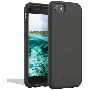 Just Green - Coque iPhone SE 2022/SE/8/7/6S/6 Natura Noire - Eco-conçue